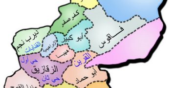 خريطة اثار محافظة الشرقية