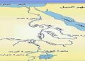 خريطة-نهر-النيل-في-مصر