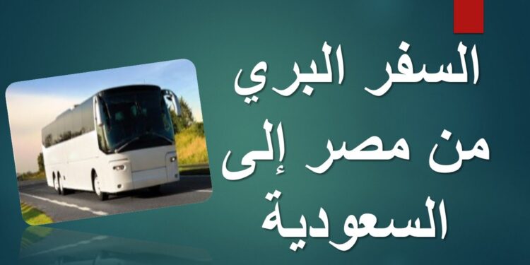 أسعار تذاكر السفر البري من مصر للسعودية